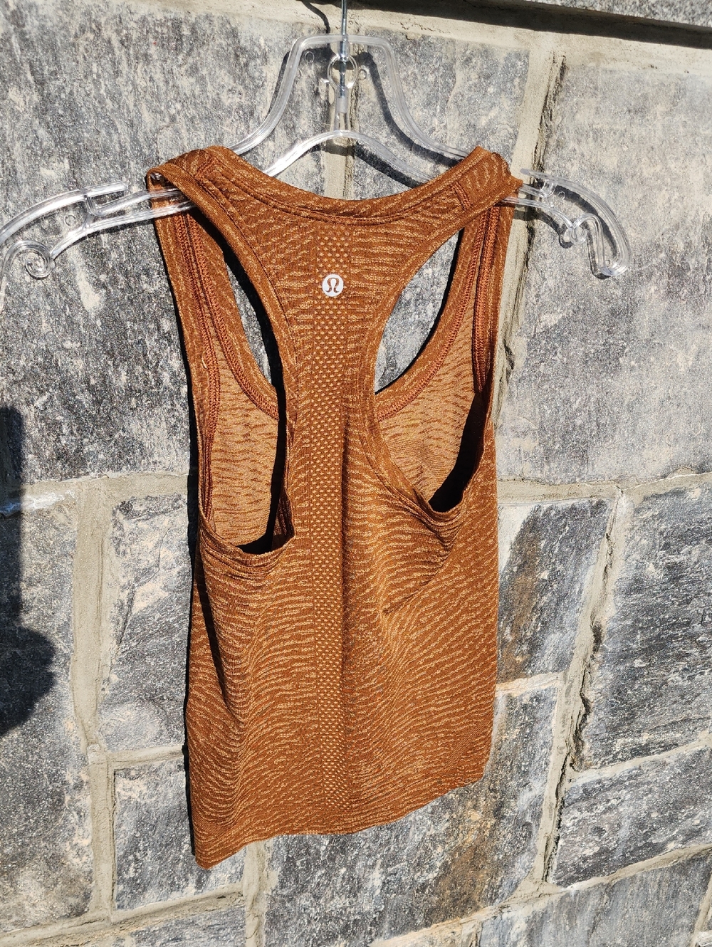 lululemon athletica Copper Brown Racerback Tank